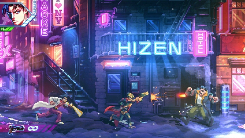 Боевик Neon Inferno в стиле Contra и Wild Guns получит демоверсию